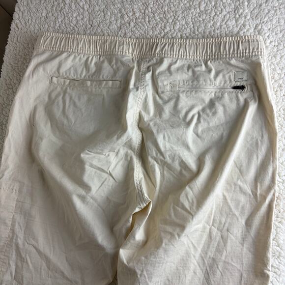 VUORI Womens Ripstop Pants Size XL Cream Cargo Pocket Drawstring VW401 - Picture 7 of 10